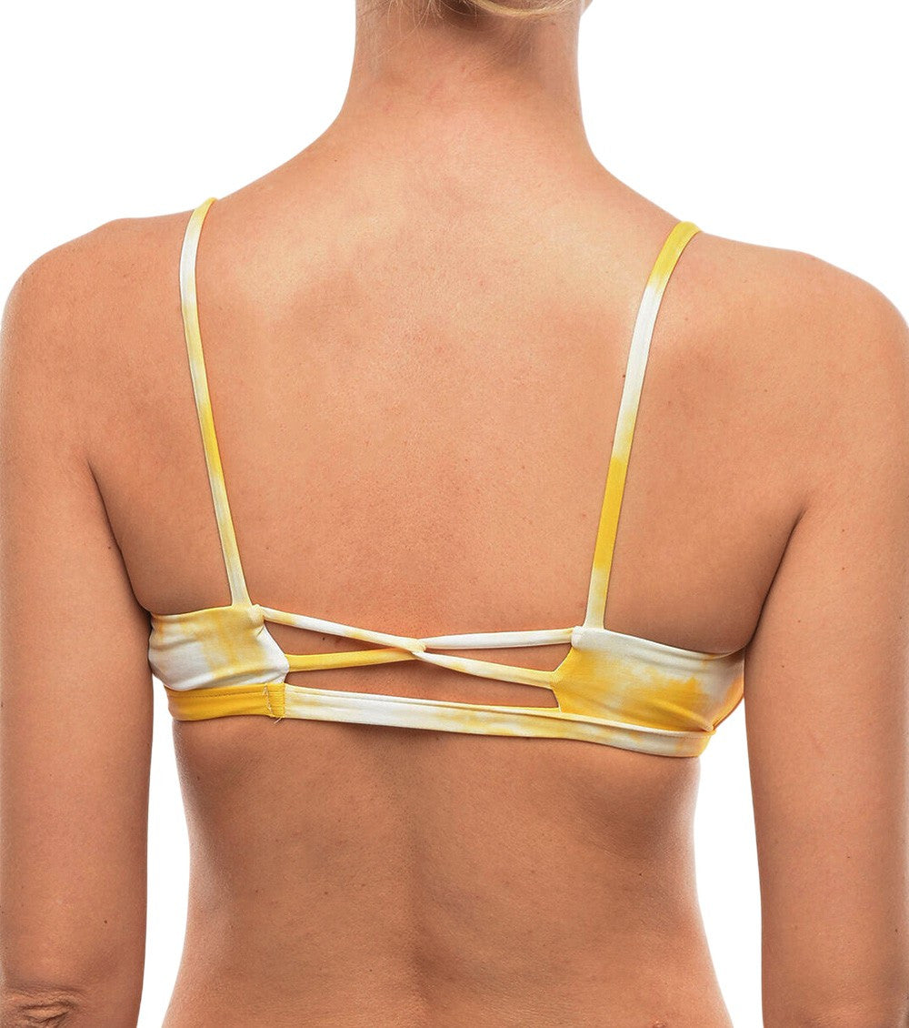 Yellow Tie-Dye Bikini Top Swimwear 2