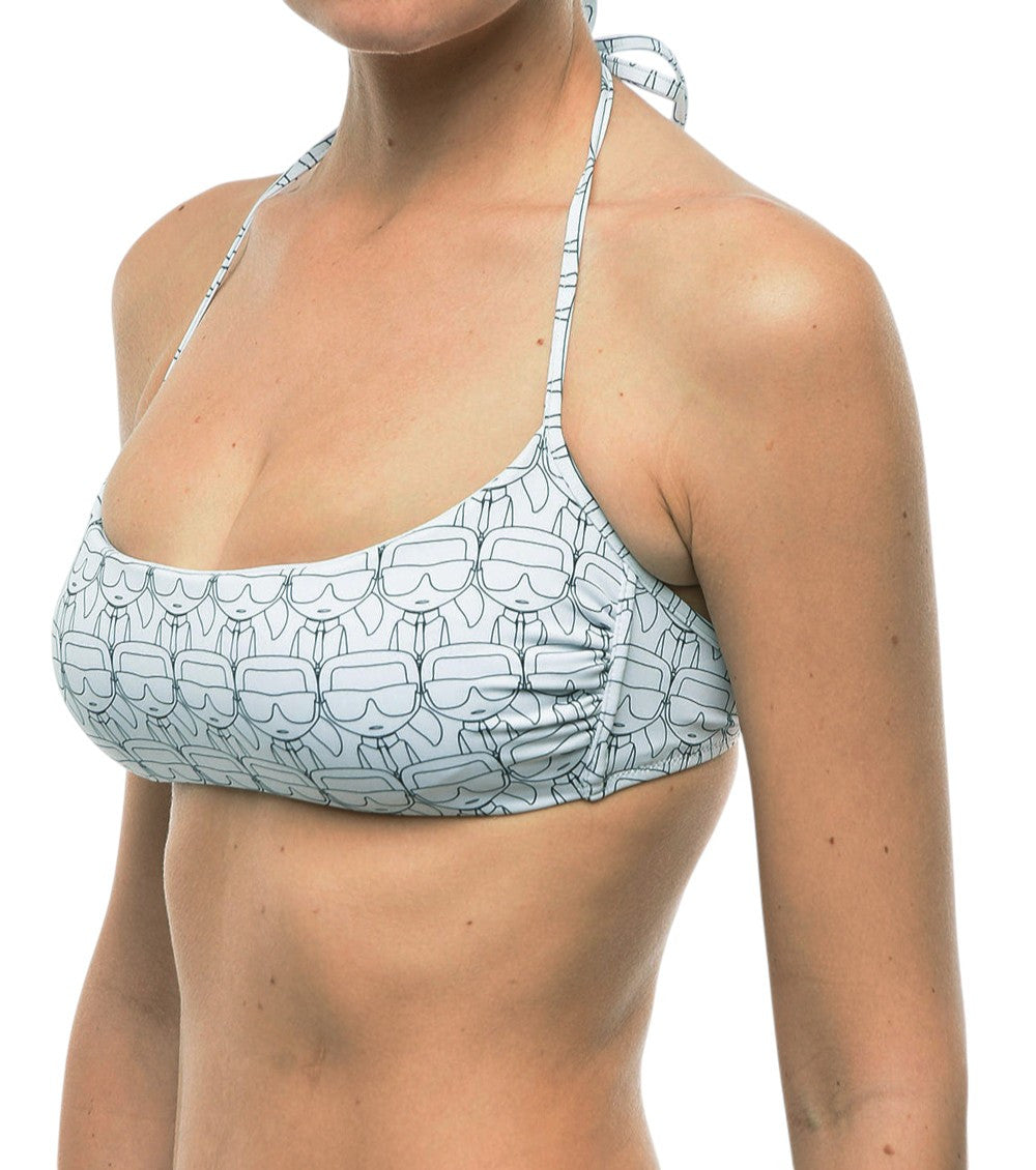 White Bikini Top Swimwear 3