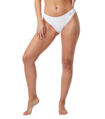 White Logo Bikini Bottom Swimwear 1