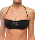 Black Logo Bikini Top Swimwear 1