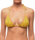 Yellow Graphic Bikini Top Swimwear 1