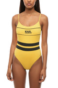 Yellow Logo Swimwear 1