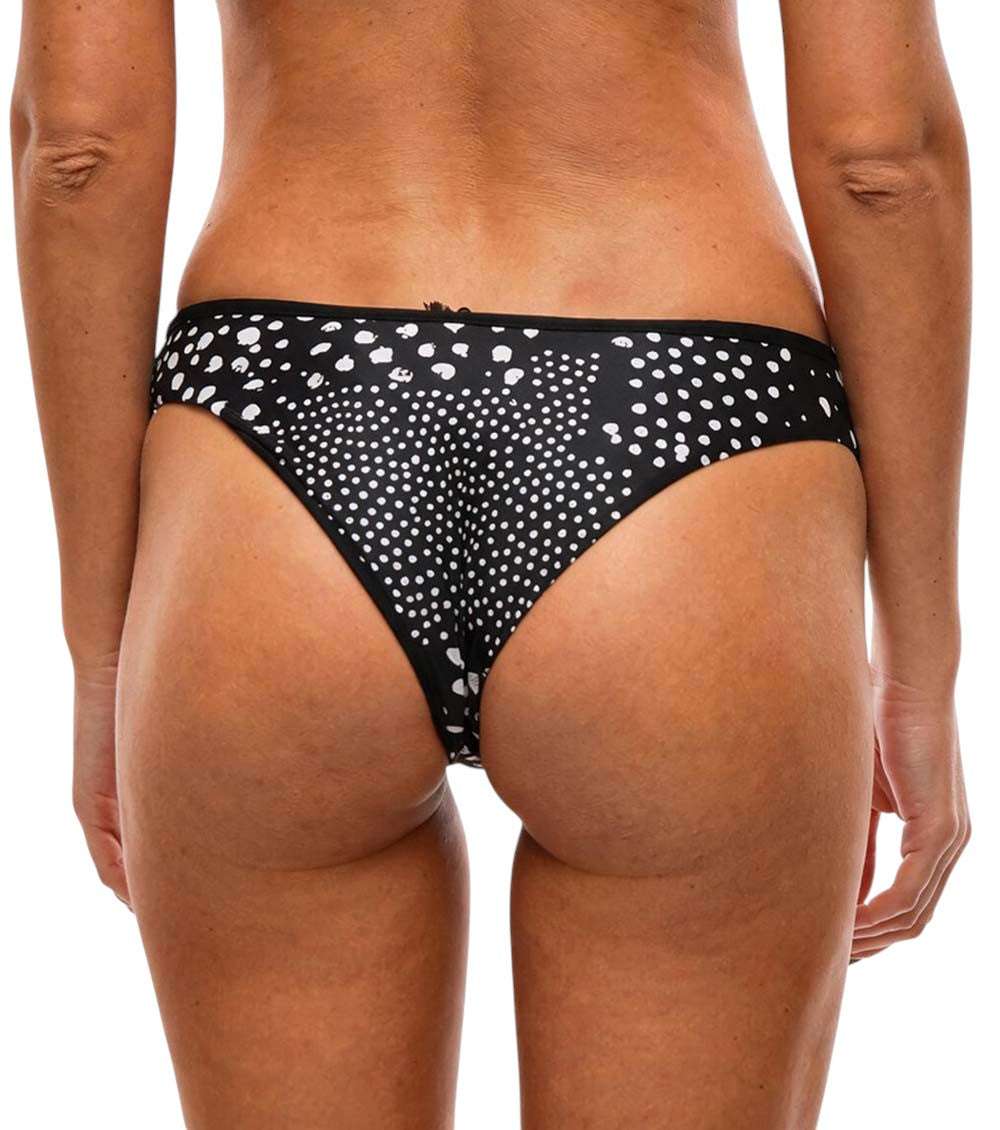 Black Polka Dot Bikini Bottom Swimwear 2