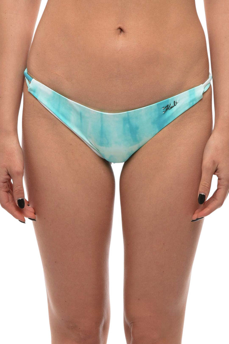 Sky Blue Tie-Dye Bikini Bottom Swimwear 1