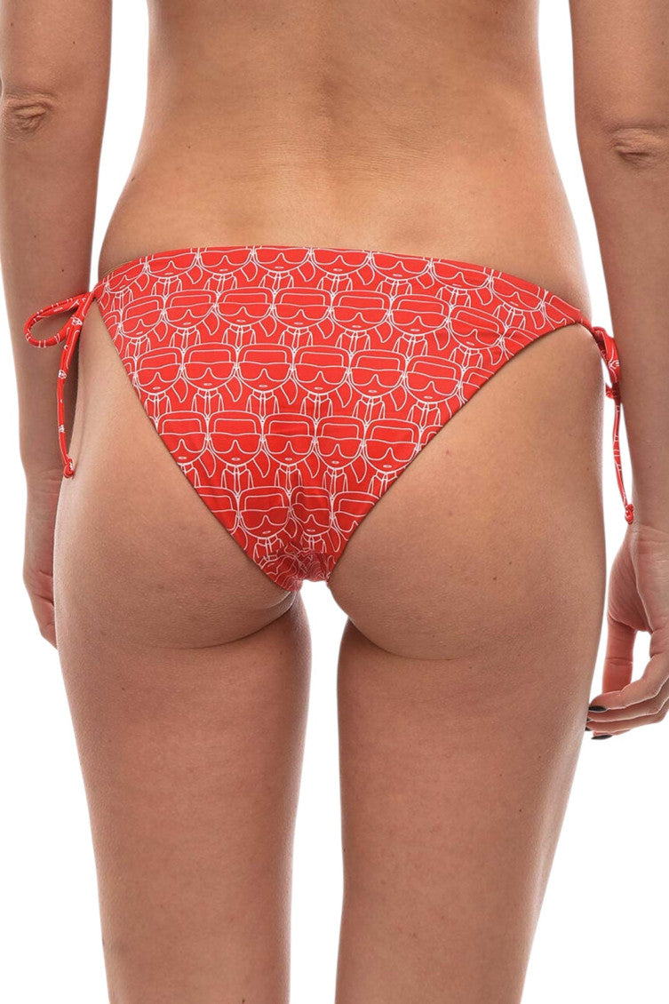 Red Logo Bikini Bottom Swimwear 2