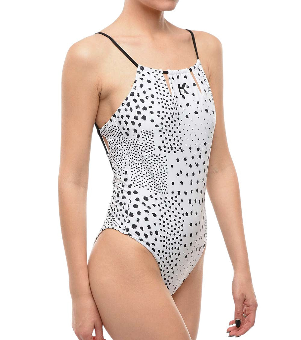BlackWhite Printed Swimwear 2