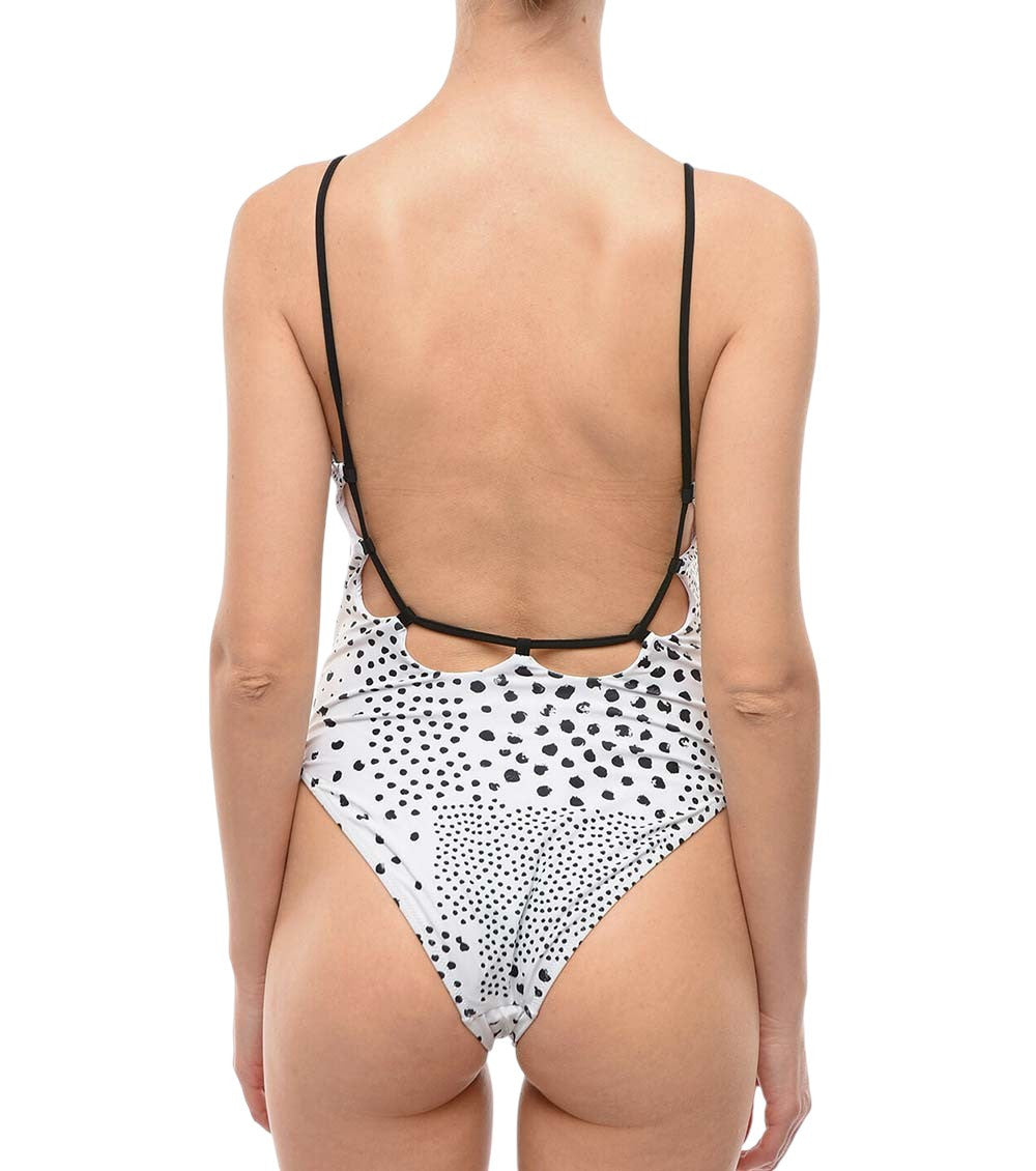 BlackWhite Printed Swimwear 3