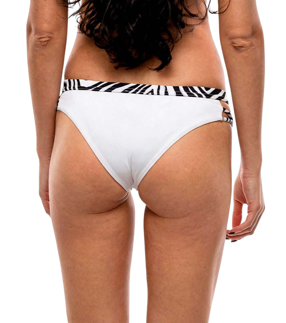 White Logo Bikini Bottom Swimwear 2