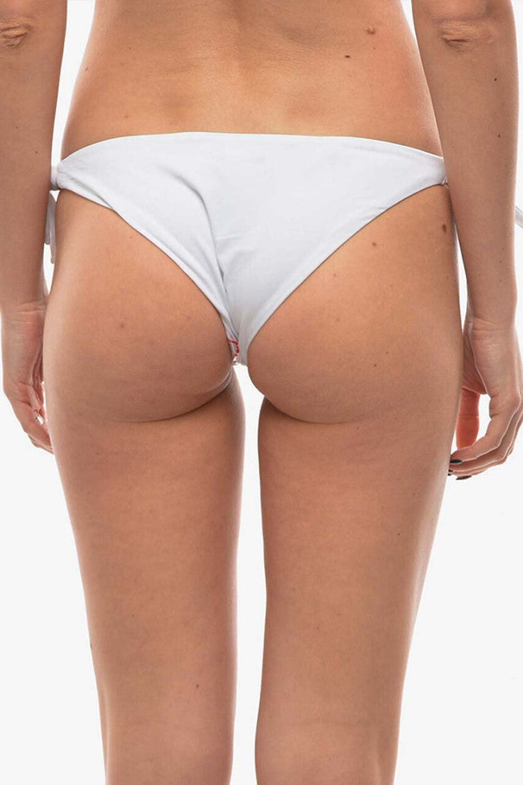 White Logo Bikini Bottom Swimwear 2
