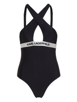 Black Logo Swimwear 1