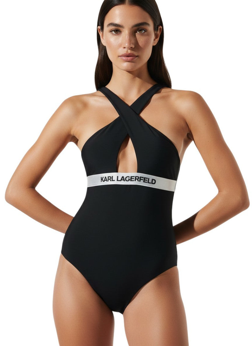 Black Logo Swimwear 2