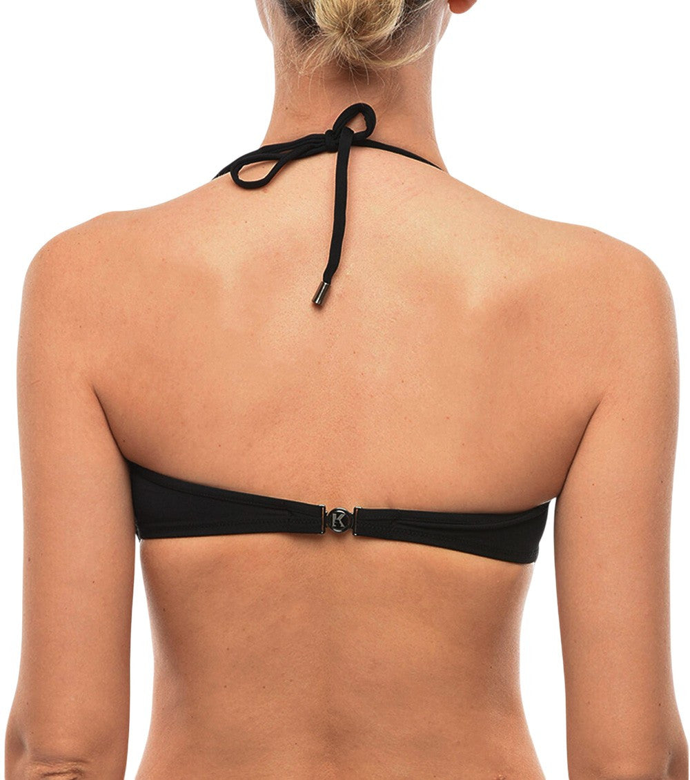 Black Logo Bikini Top Swimwear 2