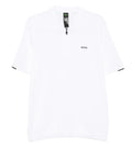 White Logo Shirt Collar Polo 1