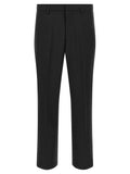 Black Flat Front Trousers 1