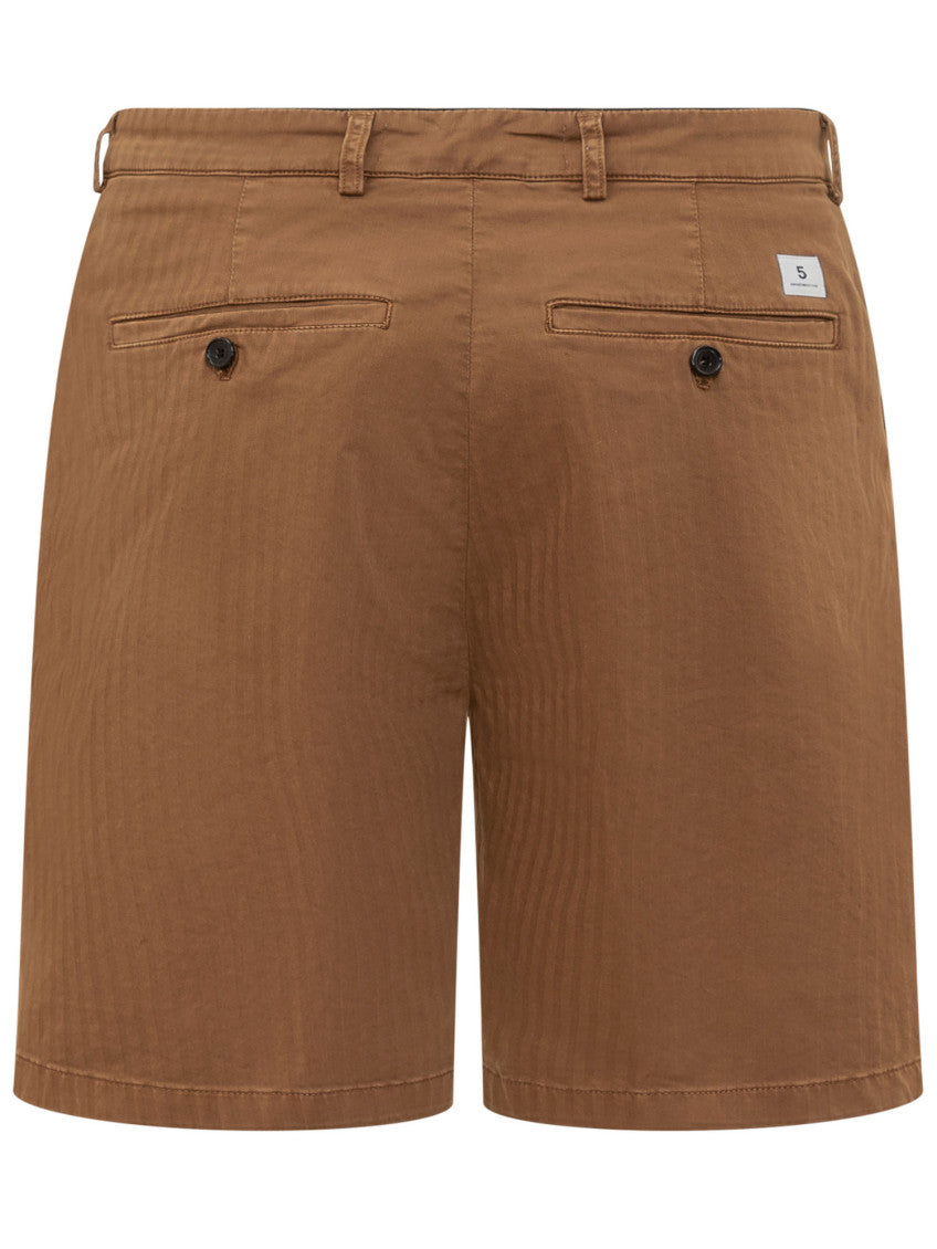 Brown Regular Solid Shorts 2
