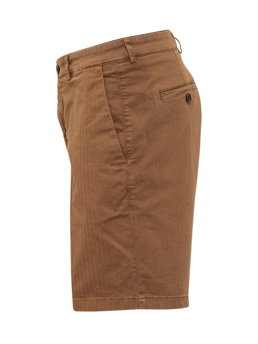 Brown Regular Solid Shorts 3