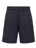 Navy Blue Solid Shorts 1
