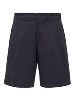 Navy Blue Solid Shorts 1
