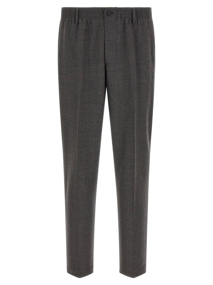 Dark Grey Slim Trousers 1