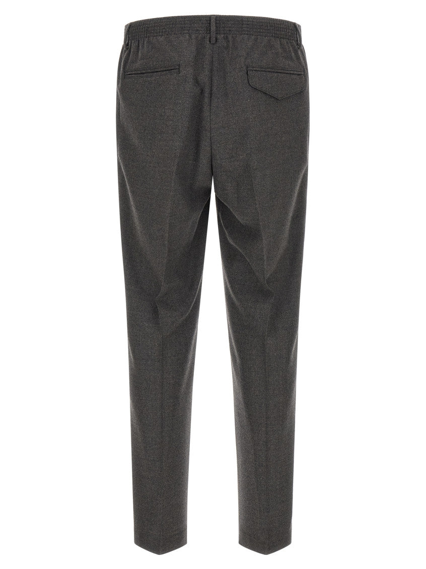 Dark Grey Slim Trousers 2