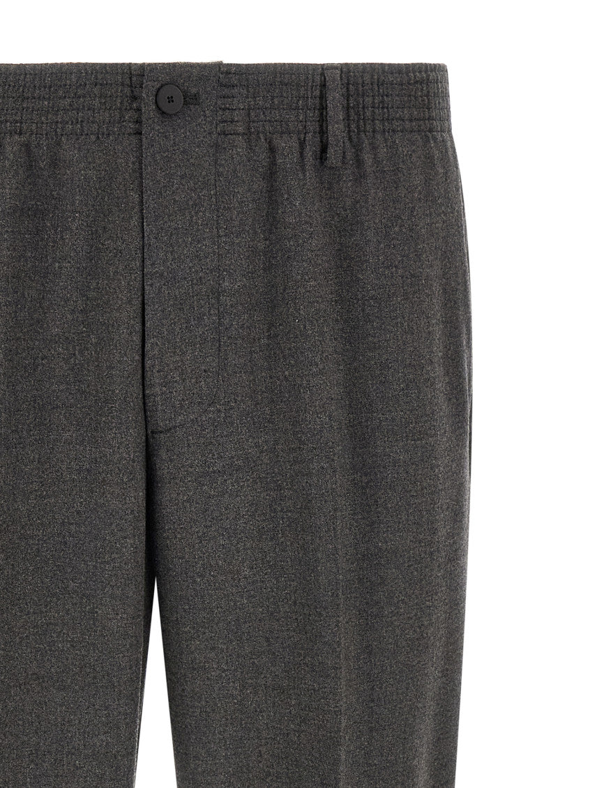 Dark Grey Slim Trousers 3
