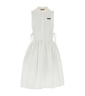 White Shirt Collar Mini Dress 1
