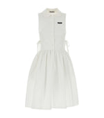 White Shirt Collar Mini Dress 1