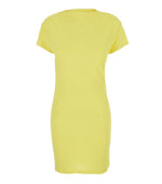 Yellow Boat Neck Dress 1