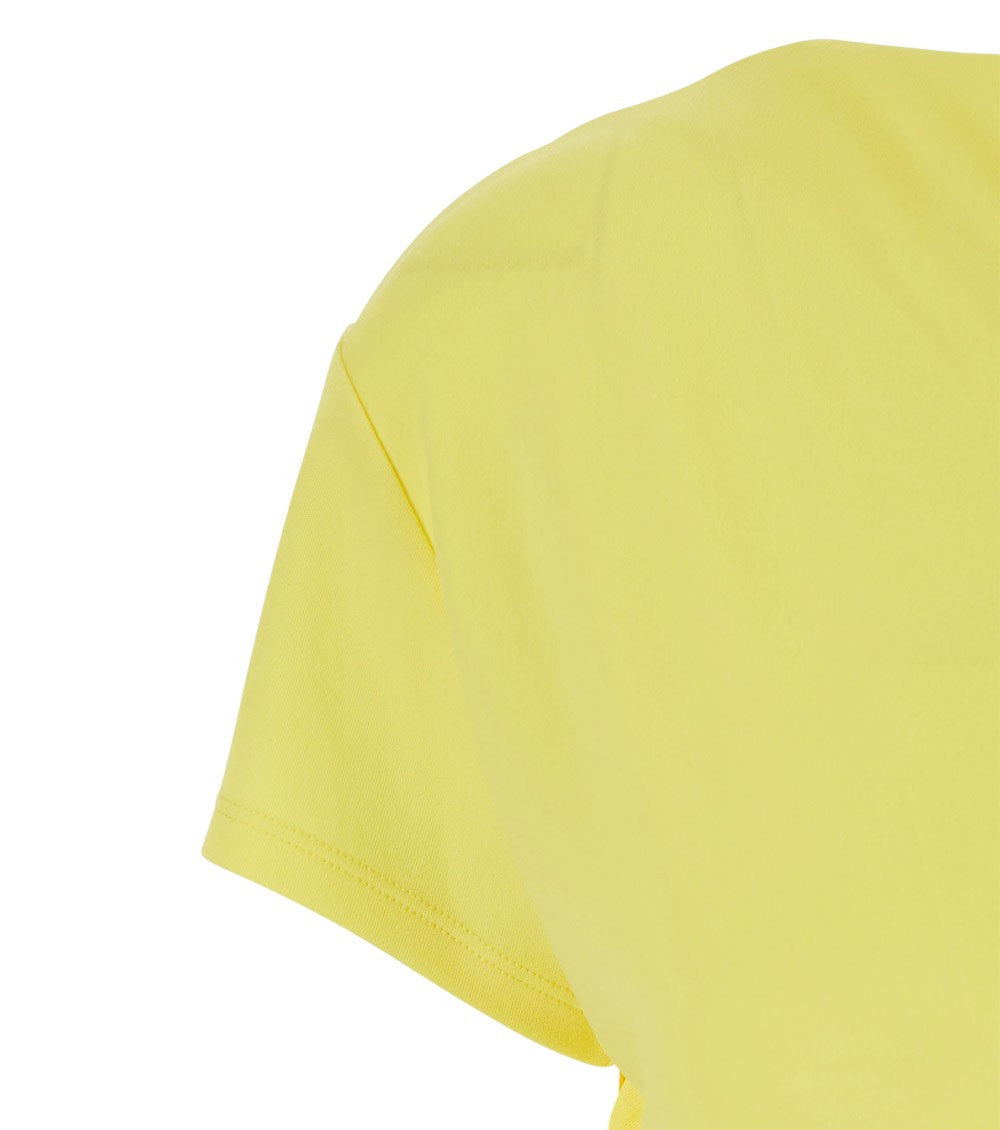 Yellow Boat Neck Dress 5