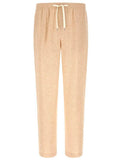 Light Beige Drawstring Trousers 1