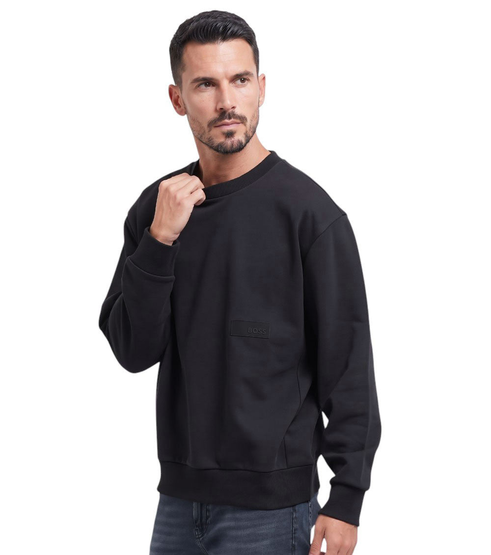 Black Crew Neck Sweatshirt 2
