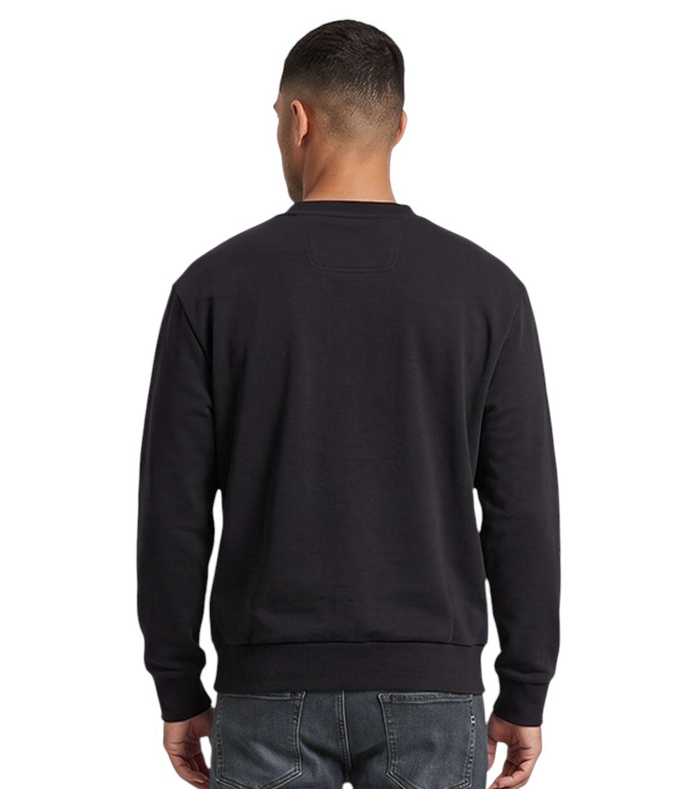Black Crew Neck Sweatshirt 3