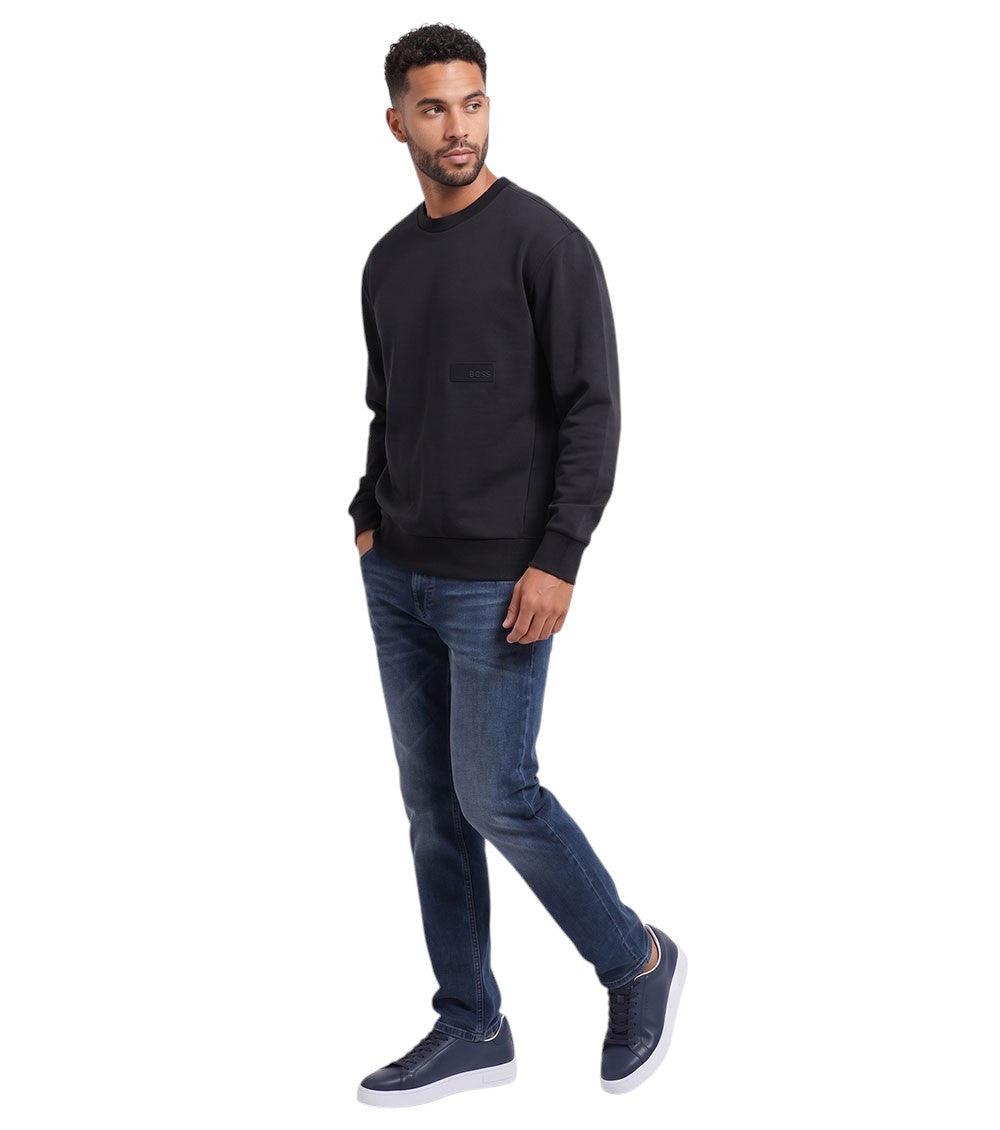 Black Crew Neck Sweatshirt 4