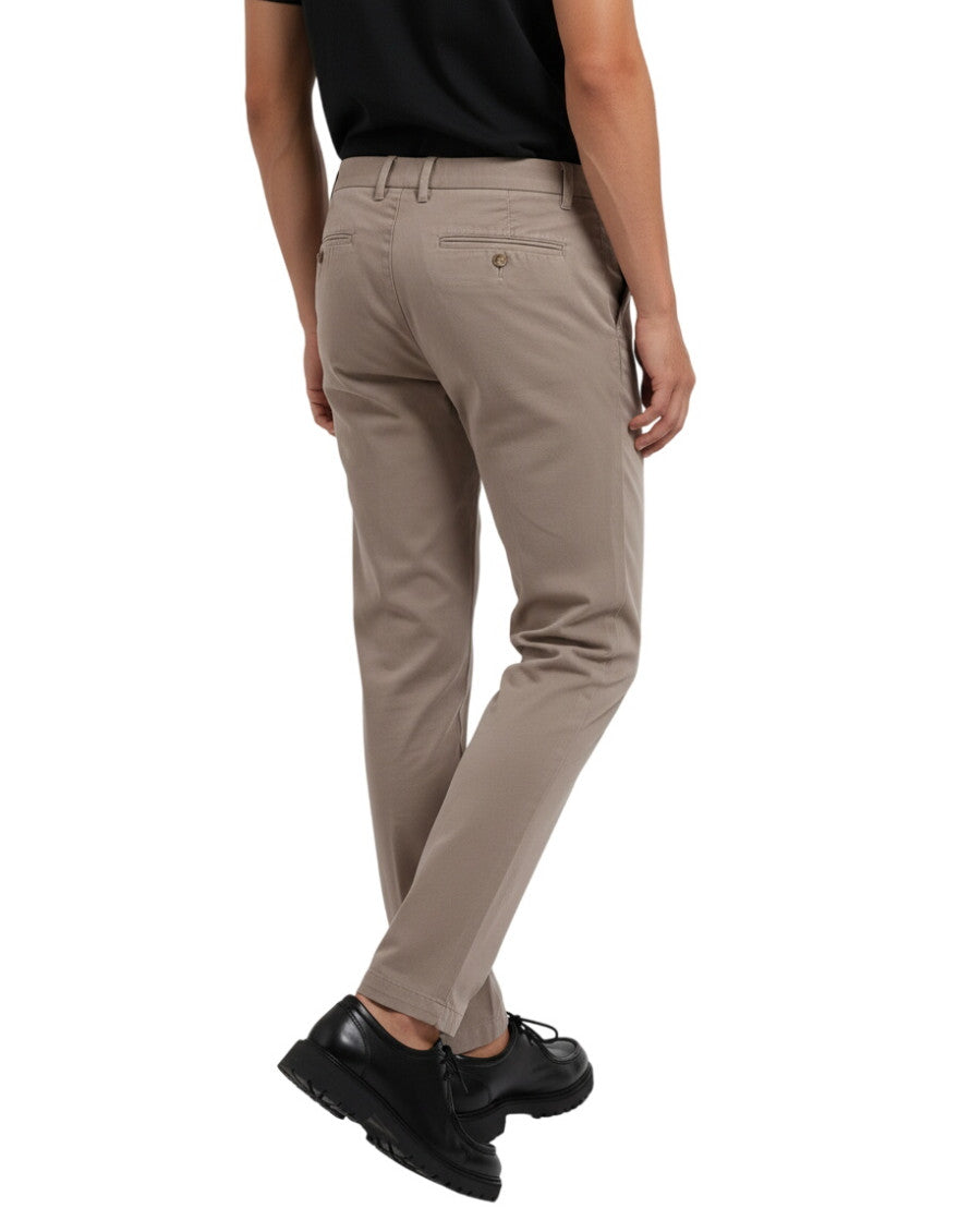 Brown Slim Chino Trousers 2