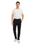 Black Slim Chino Trousers 1