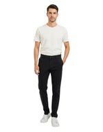 Black Slim Chino Trousers 1