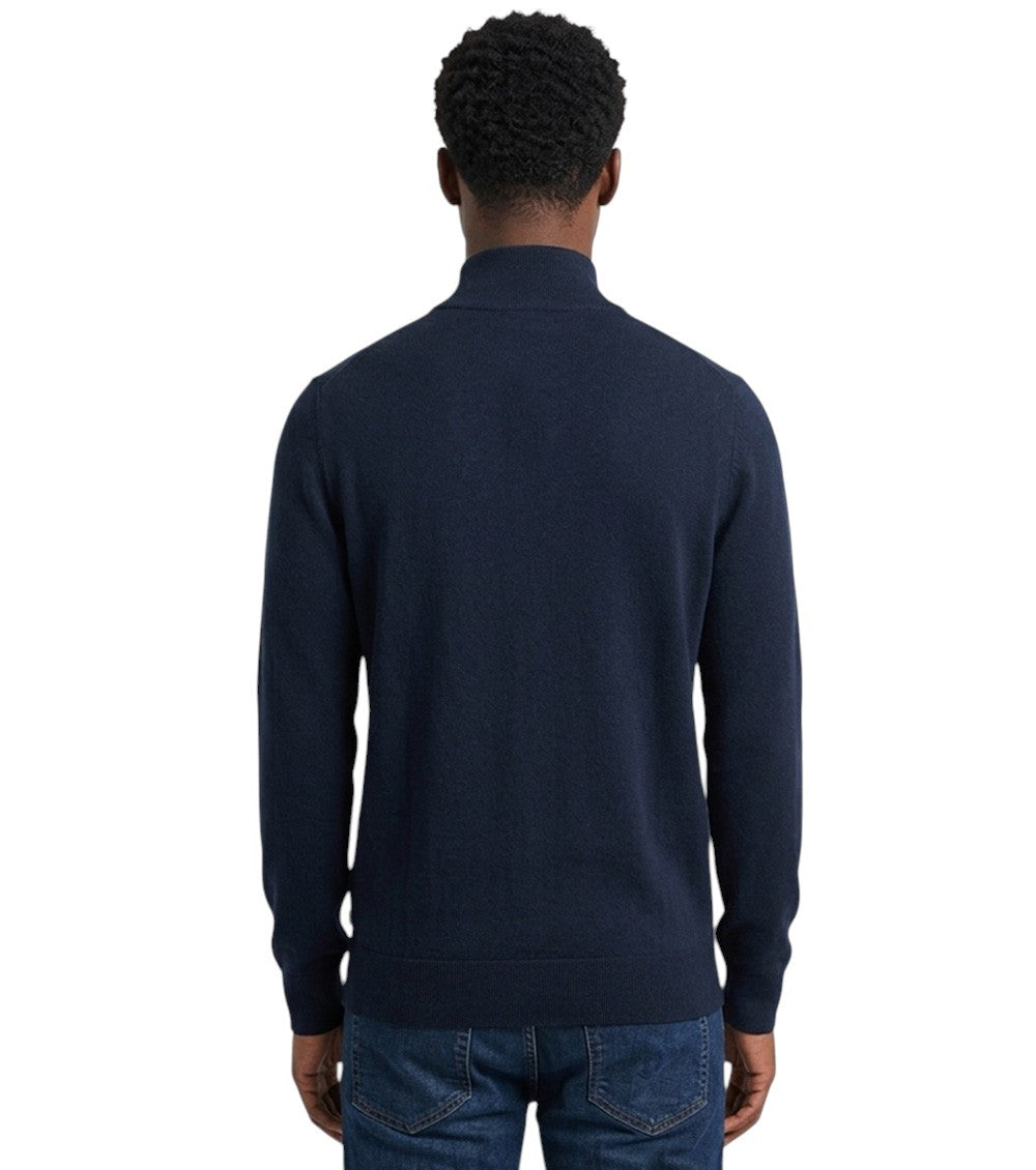 Blue Half Zip Sweater 2