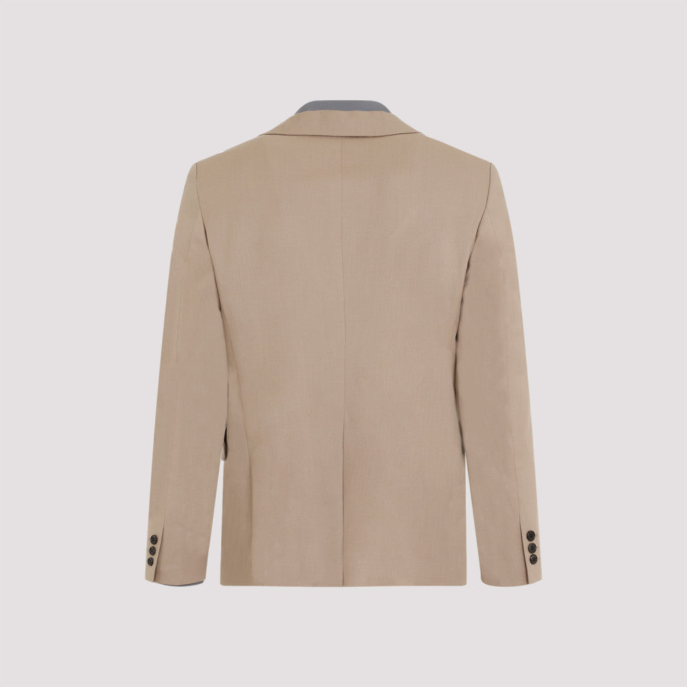 Beige Regular Fit Blazer 4