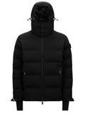 Black Embroidered Logo Jacket 1