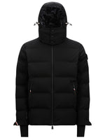 Black Embroidered Logo Jacket 1