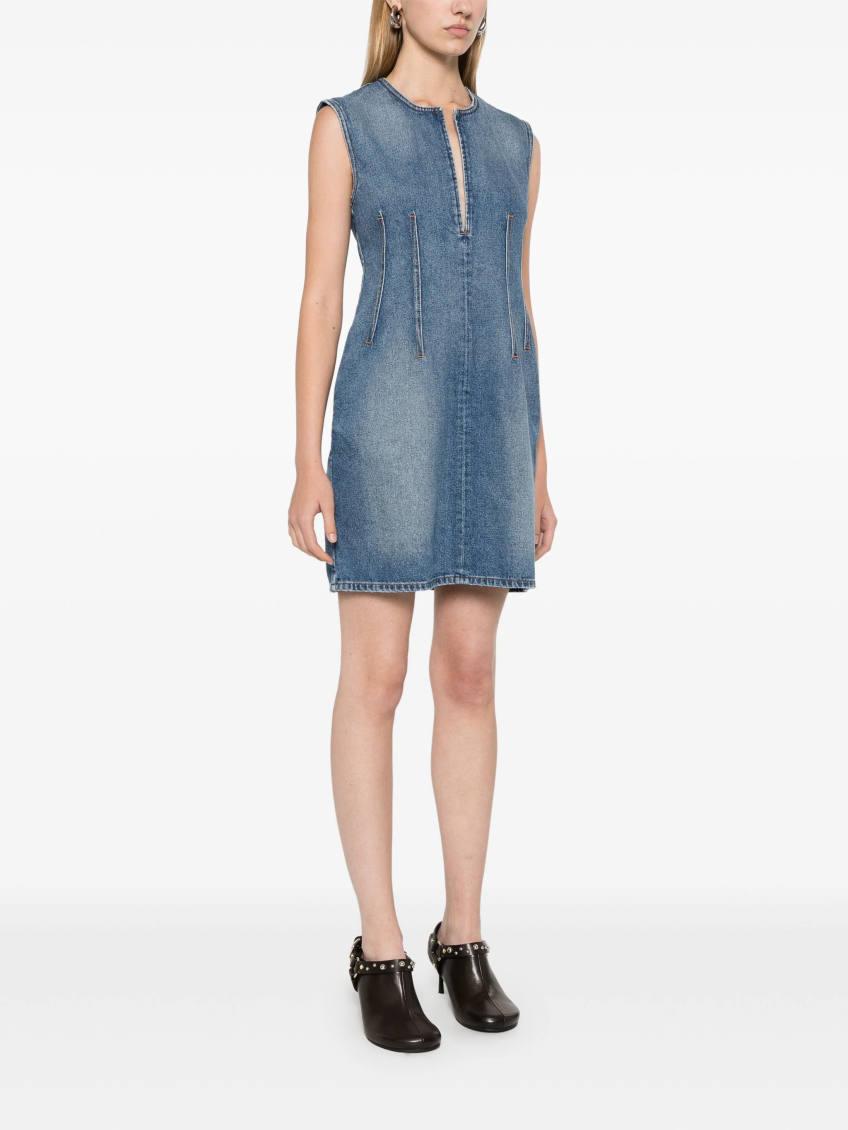 Denim Mini Dress 2