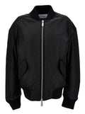 Black Embroidered Logo Jacket 1