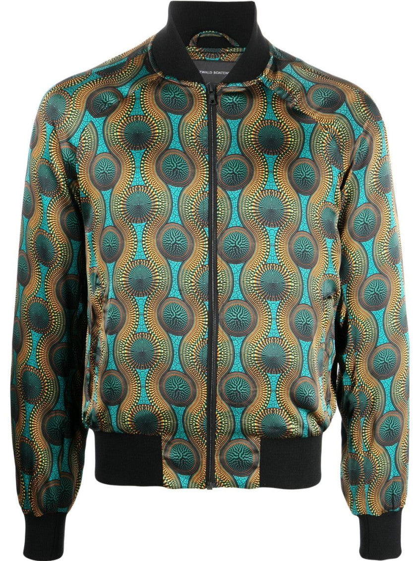 Multi Color Printed Bomber Jacket 1
