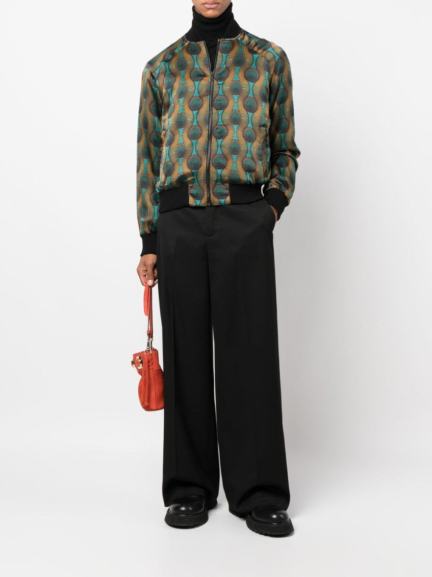 Multi Color Printed Bomber Jacket 2