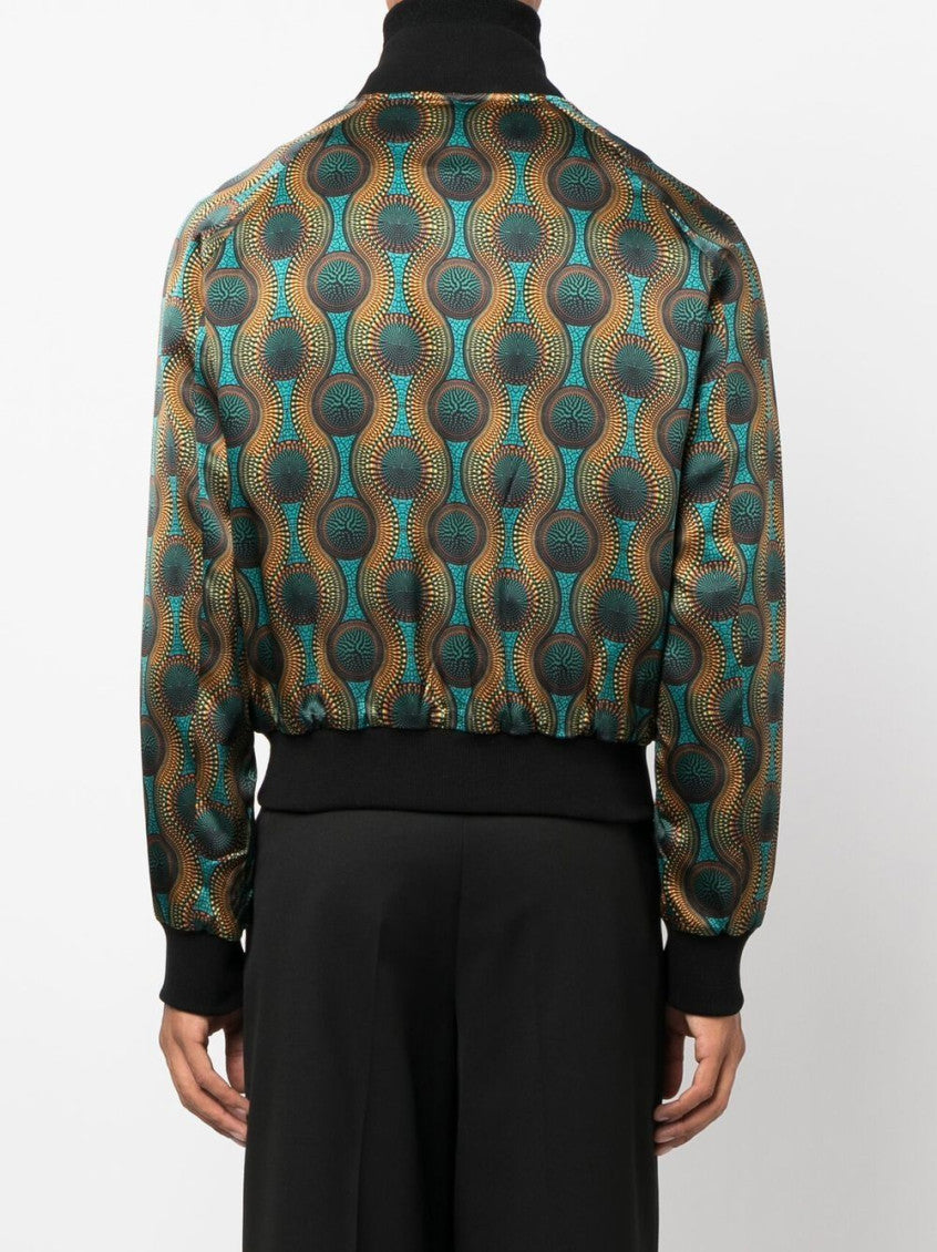 Multi Color Printed Bomber Jacket 4