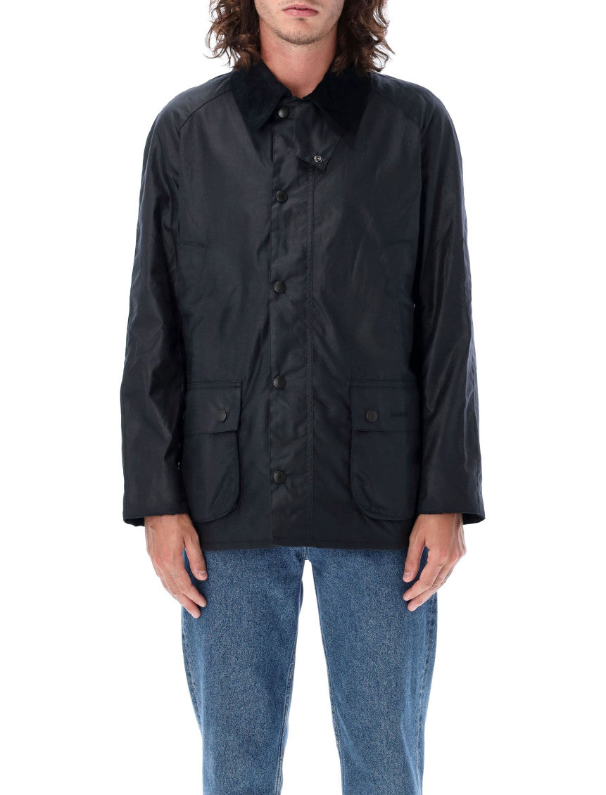 Dark Blue Embroidered Logo Jacket 1