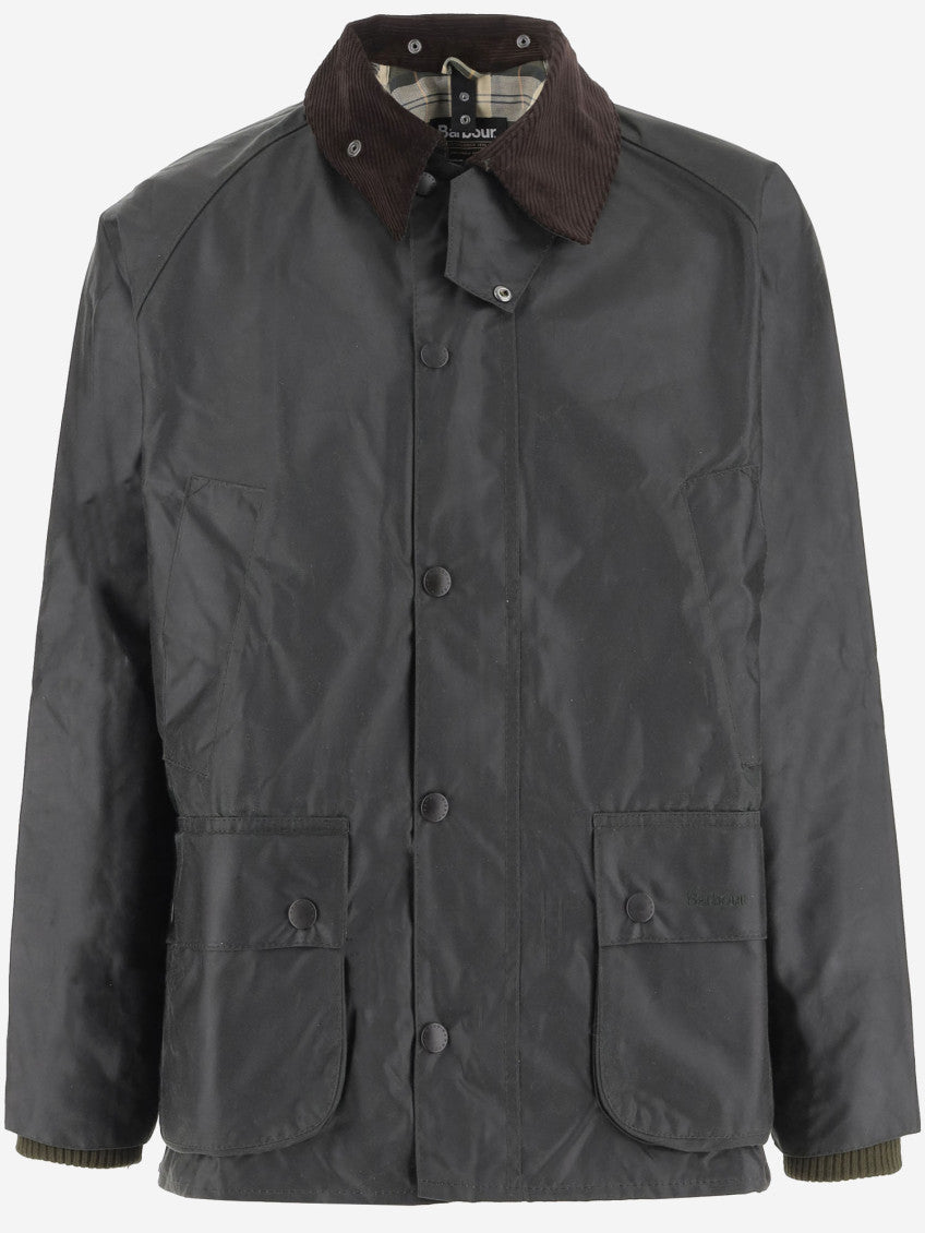 Green Corduroy Collar Jacket 1
