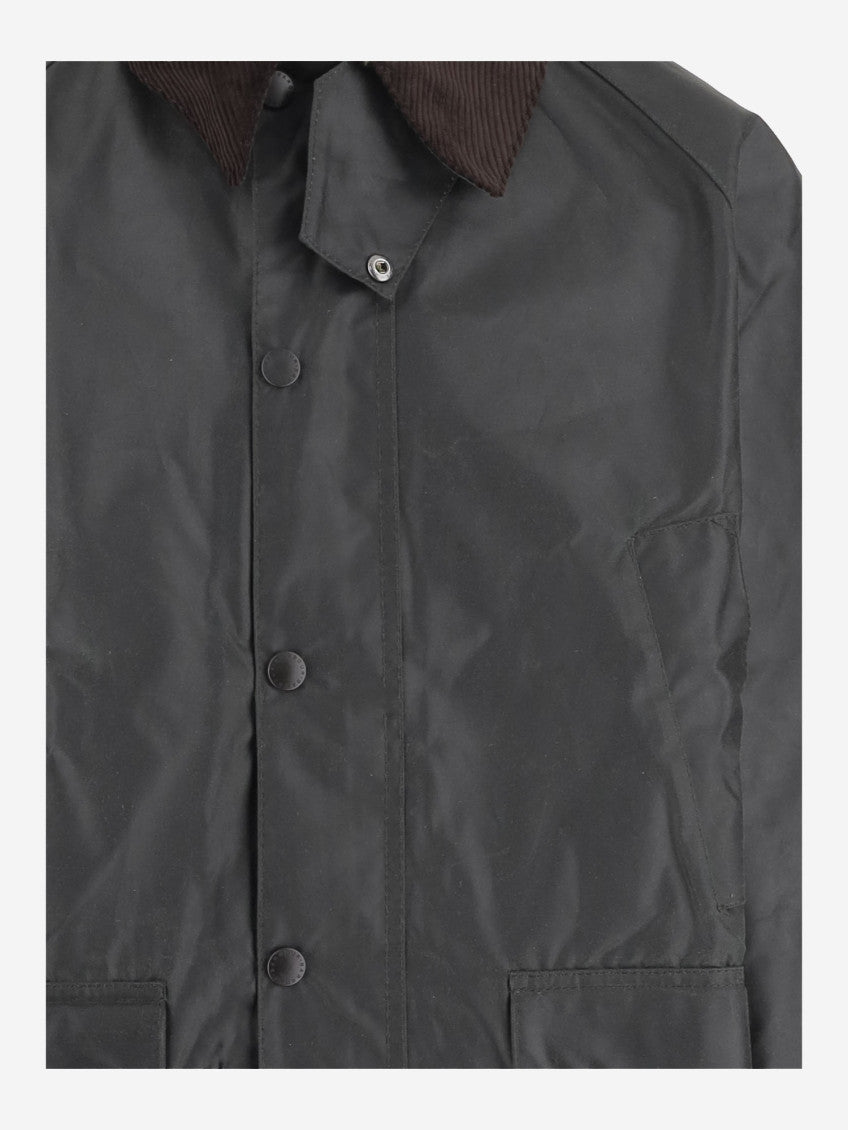 Green Corduroy Collar Jacket 3