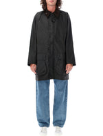 Black Embroidered Logo Jacket 1