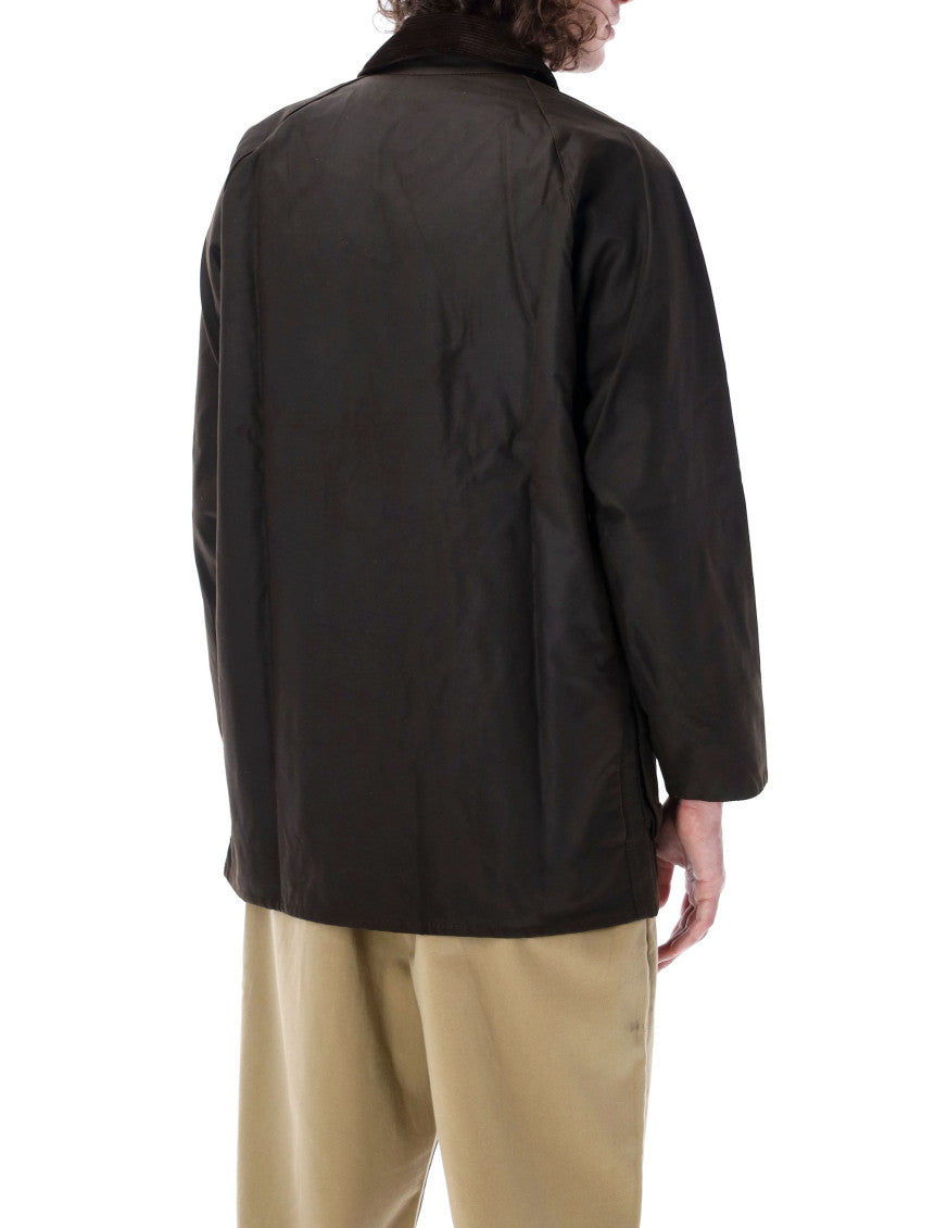 Dark Brown Embroidered Logo Jacket 2